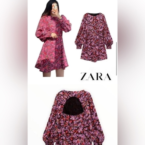 Zara Dresses & Skirts - Zara Women's Pink Floral Dress
